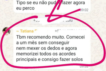 Curso de Cavaquinho - Depoimento