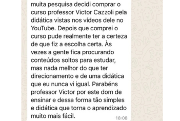 Curso de Cavaquinho - Depoimento