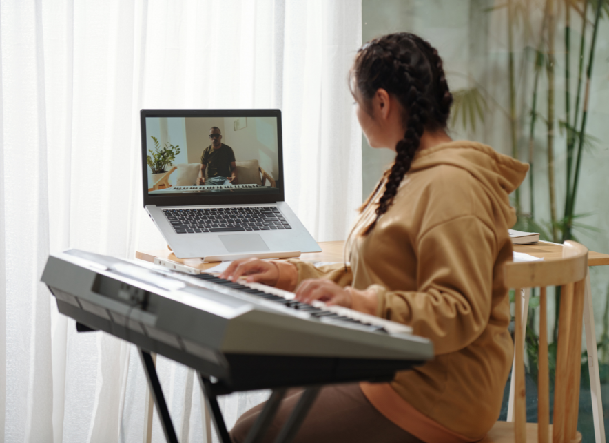 Aula de música online
